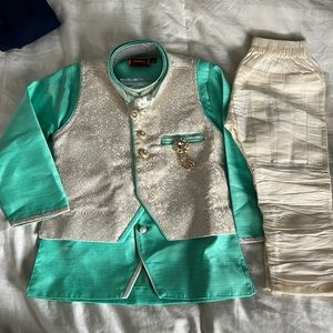 Toddler Kurta 3 Piece Suit ethnic wear